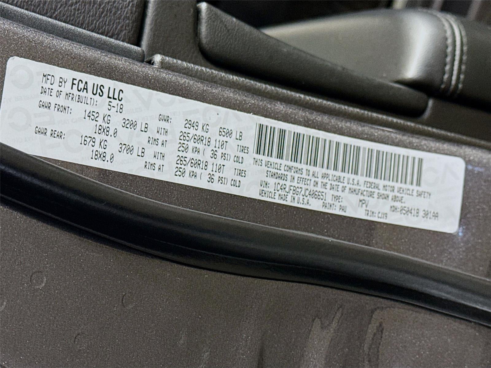 2018 Jeep Grand Cherokee Limited