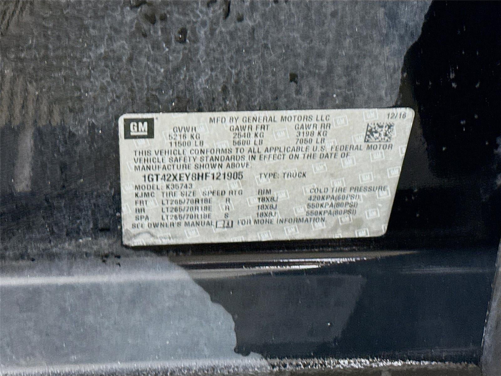 2017 GMC Sierra 3500HD SLT