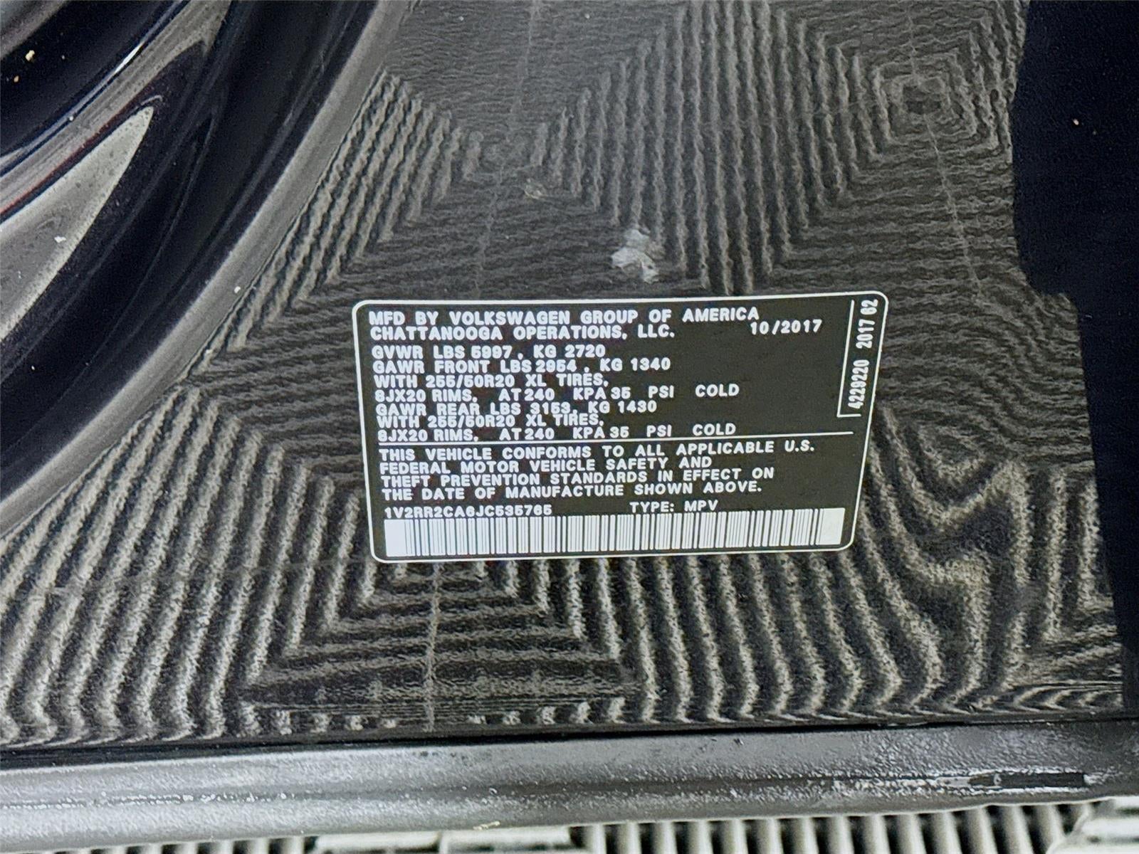 2018 Volkswagen Atlas SEL 4Motion