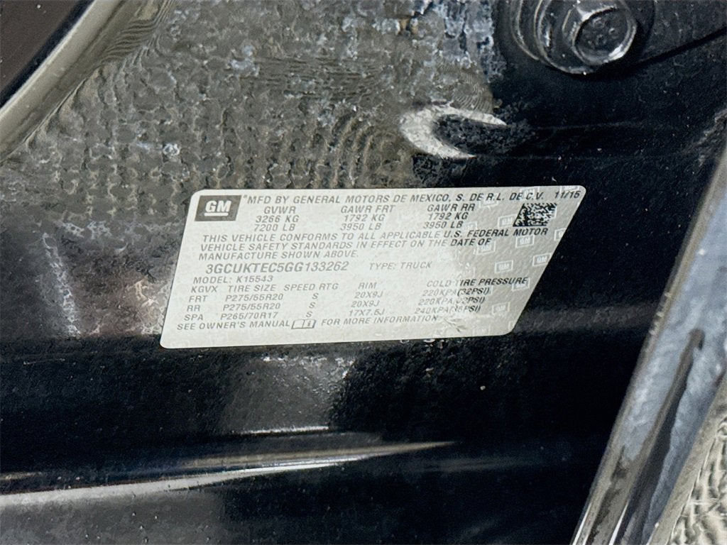 2016 Chevrolet Silverado 1500 High Country