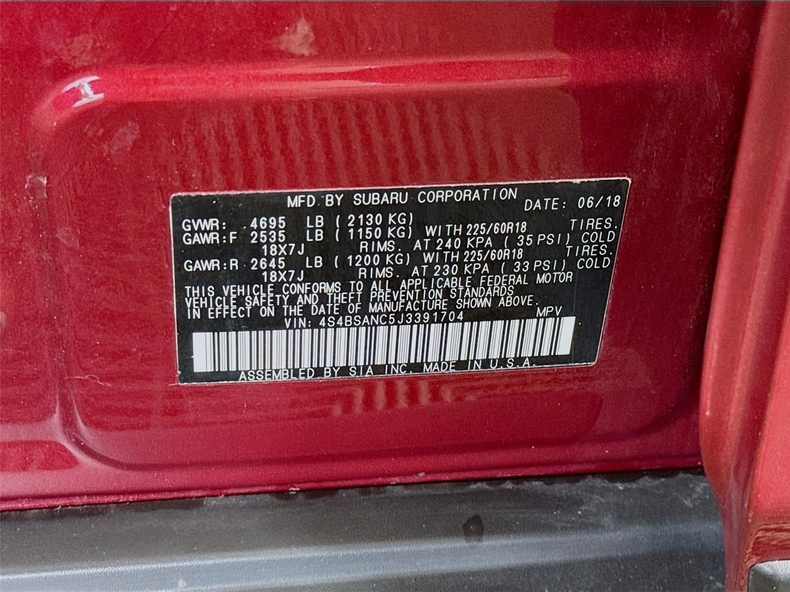 2018 Subaru Outback Limited
