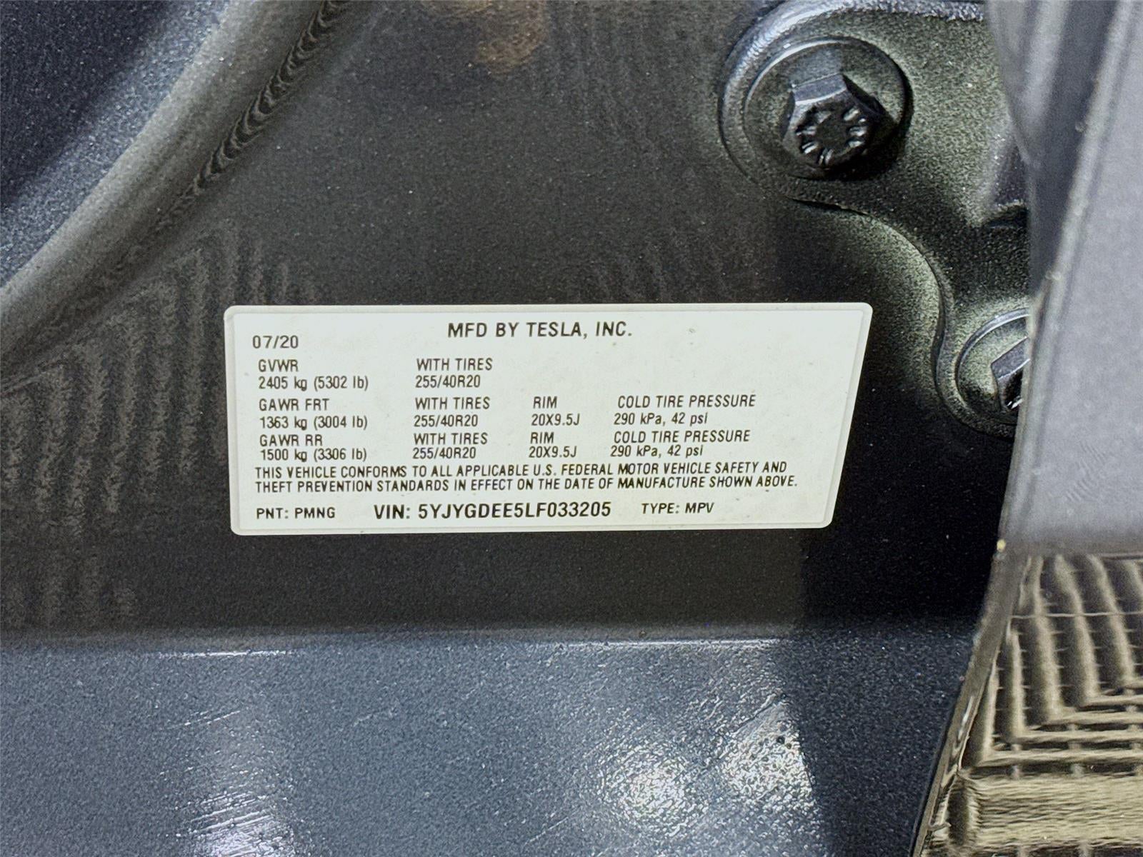 2020 Tesla Model Y Long Range