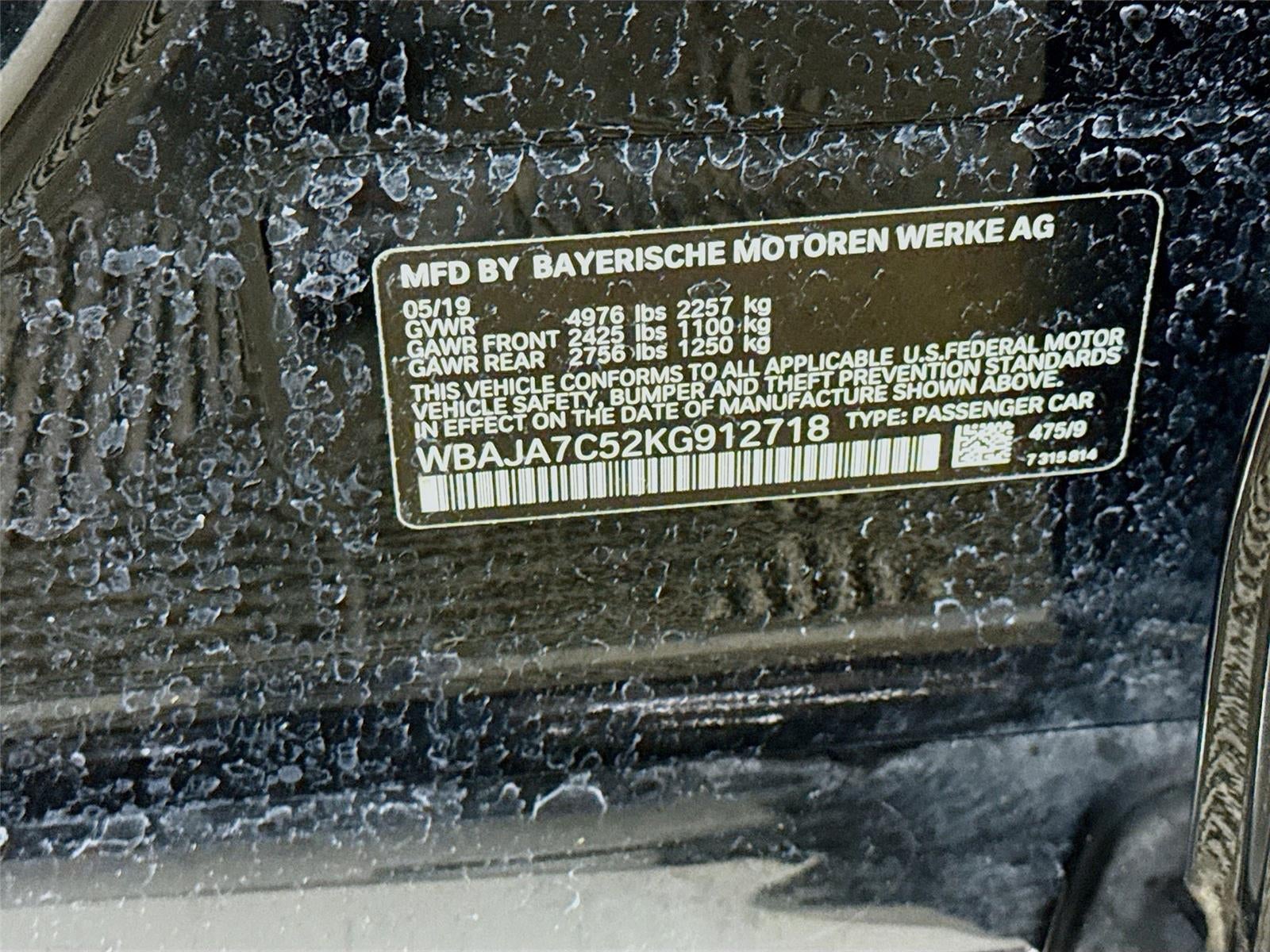 2019 BMW 530i 530i xDrive