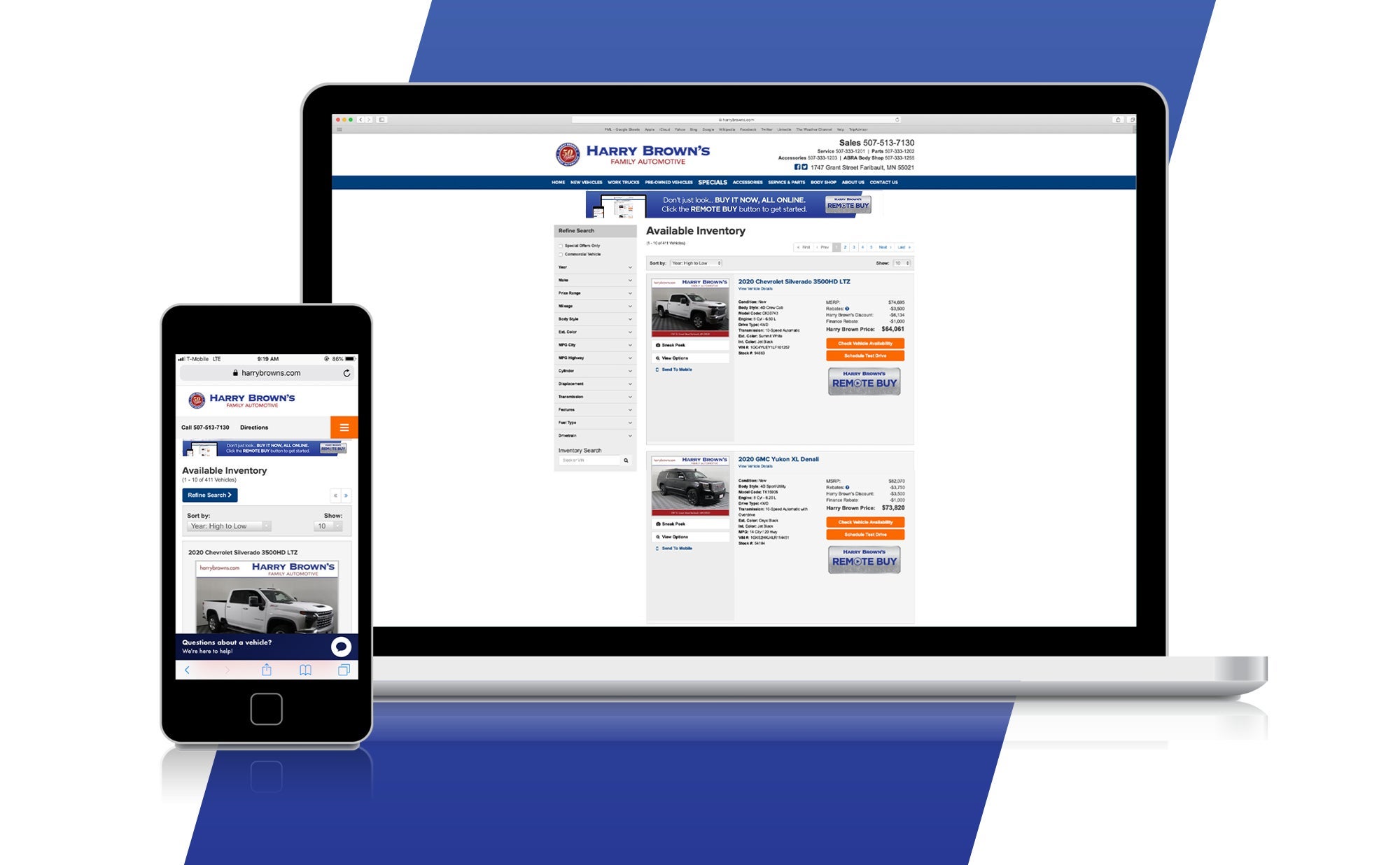 Computer with Inventory Page